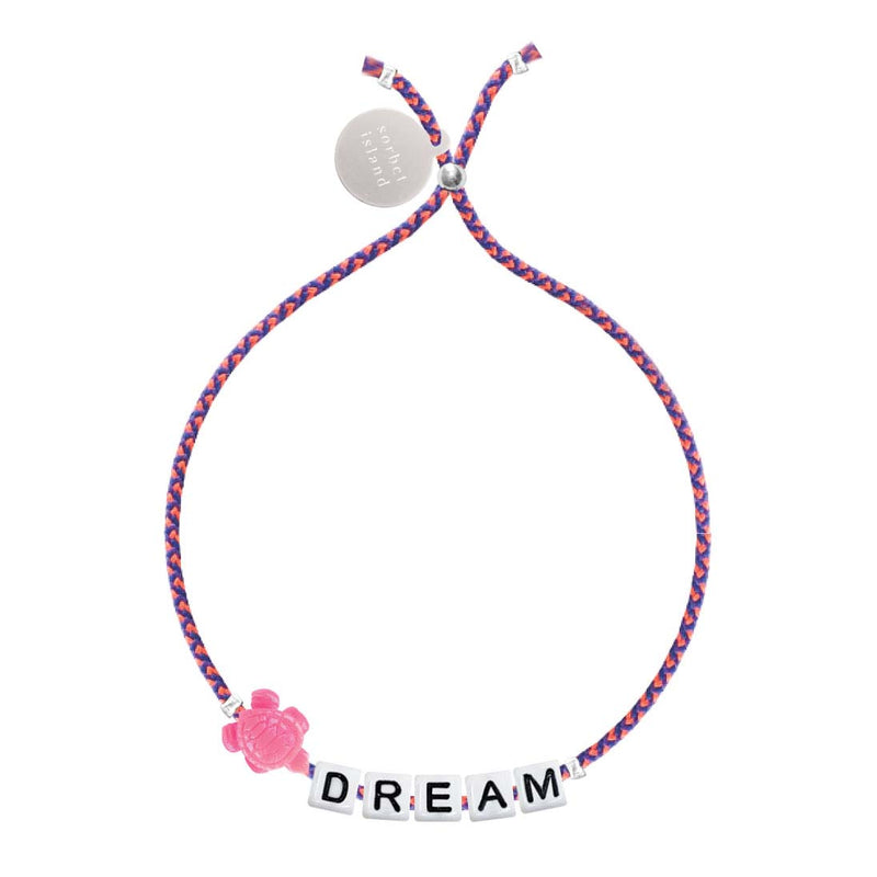 ARMBAND Square Letter & Charm Bracelet "Dream"