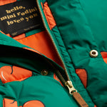 WINTERJACKE "Hearts puffer jacket green"